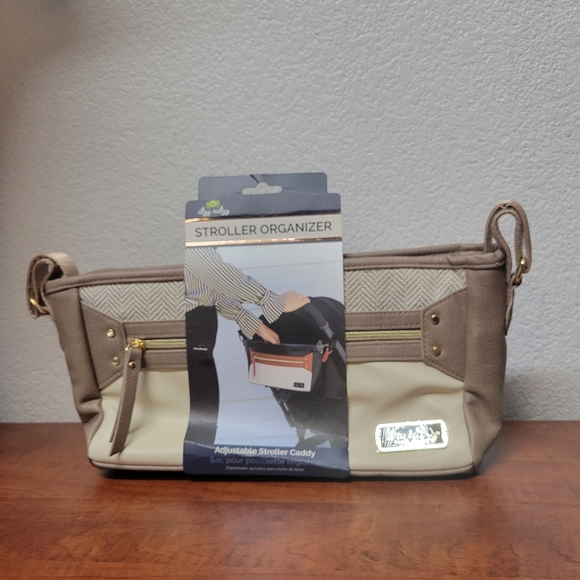 Itzy Ritzy Vanilla Latte Stroller Caddy Nwt - Picture 1 of 7